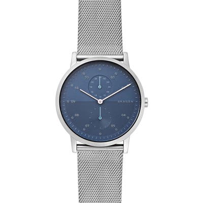 Skagen Designs Kristoffer Multifunction Mesh Strap Watch, 42Mm