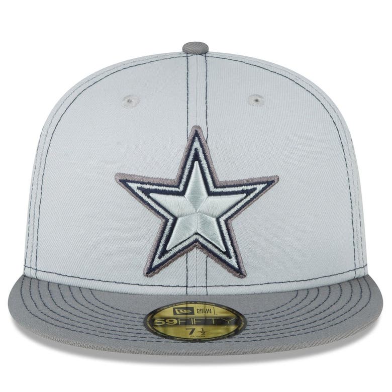 New Era Gray Dallas Cowboys Pop 59fifty Fitted Hat | ModeSens