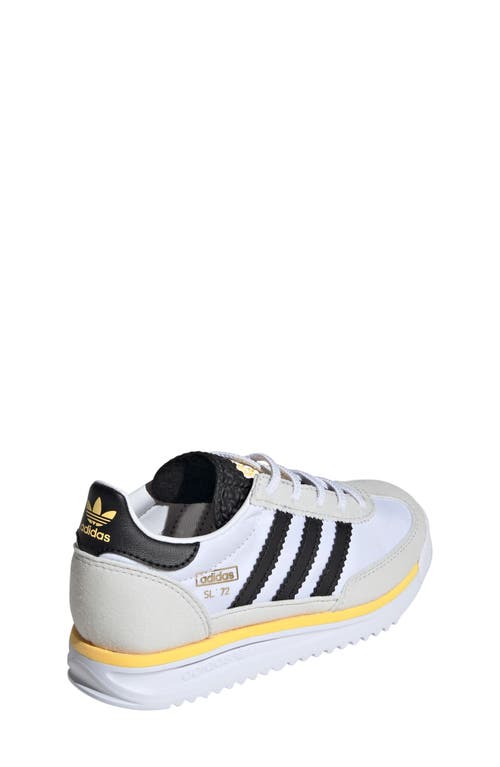 Adidas Originals Sl 72 Rs Shoes In White/ Black/ Spark