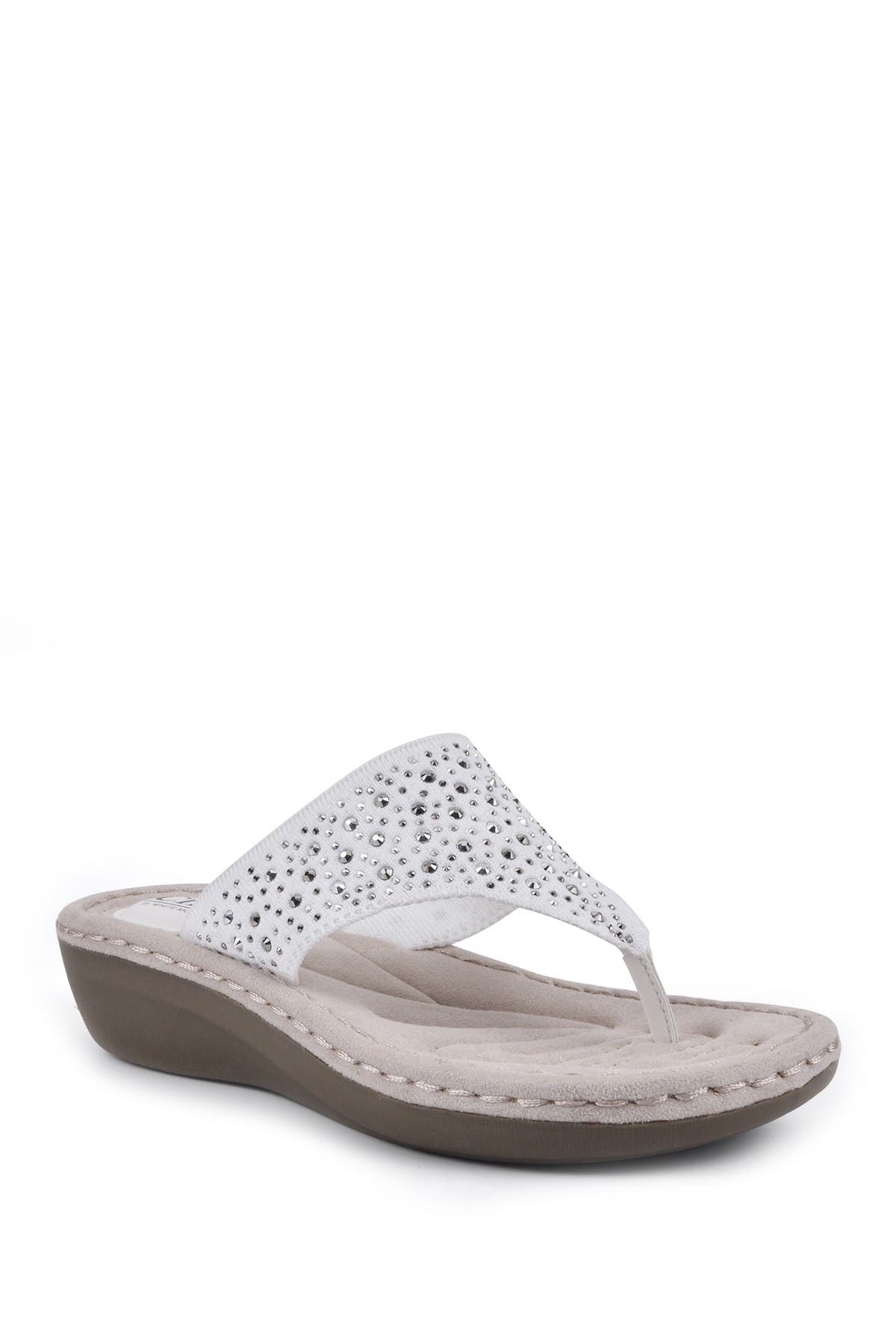 Cliffs By White Mountain CALLING THONG COMFORT SANDAL