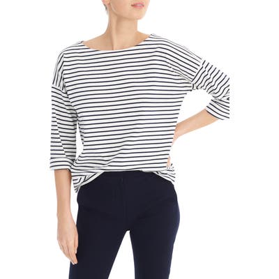 J.crew Striped Tee, Ivory