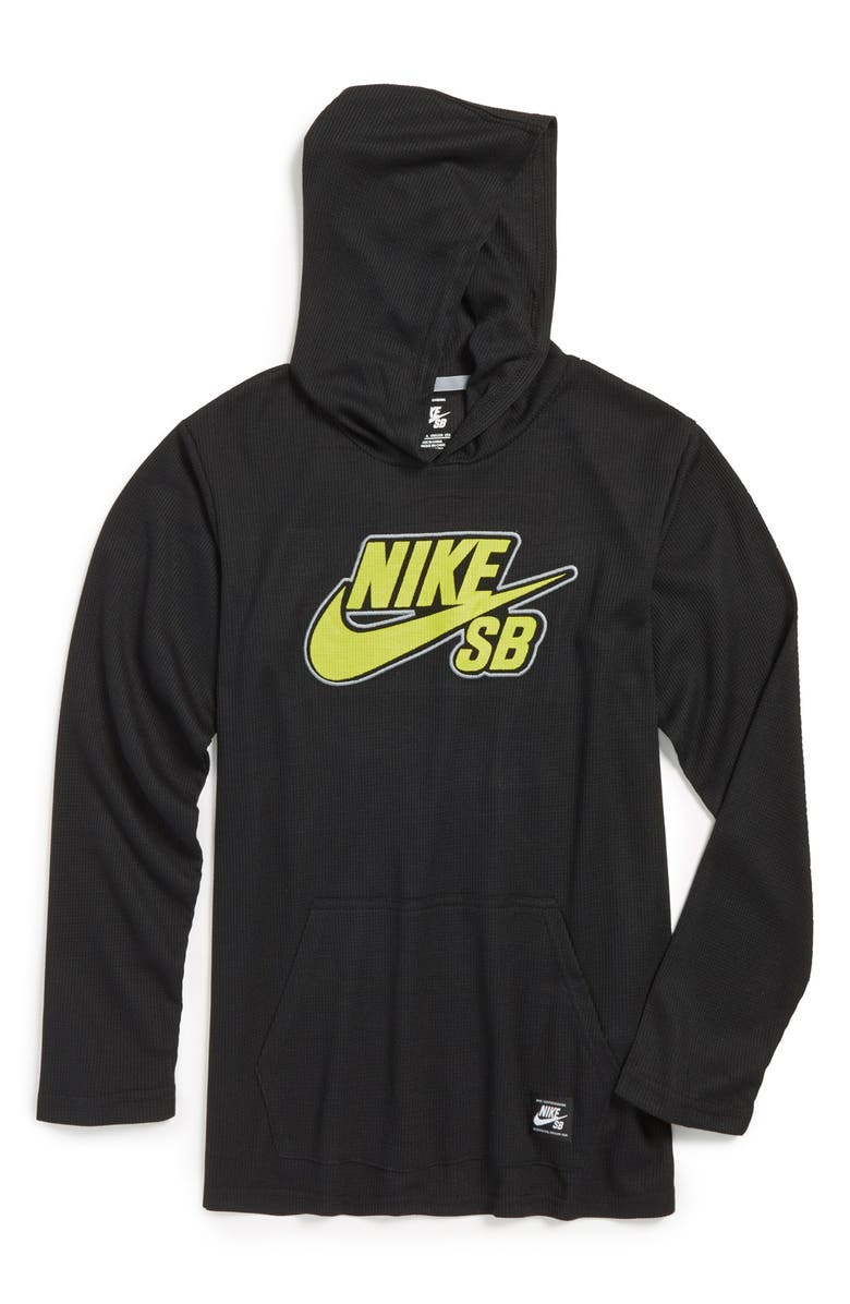 Nike waffle texture zip hoodie Clearance