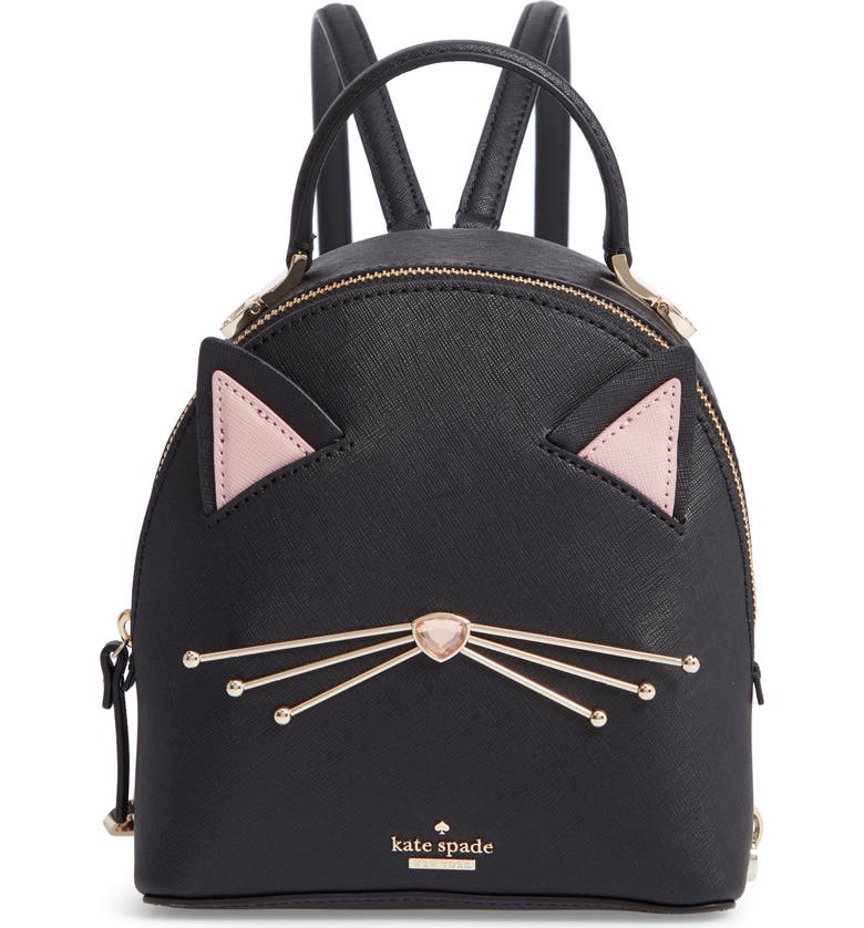 Kate Spade New York Cats Meow Binx Leather Backpack Nordstrom