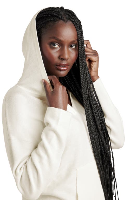Splendid Sydney Knit Hoodie In Pale Oak
