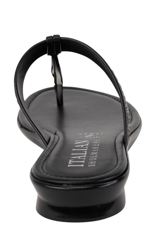 Italian Shoemakers Udella Flip Flop In Black