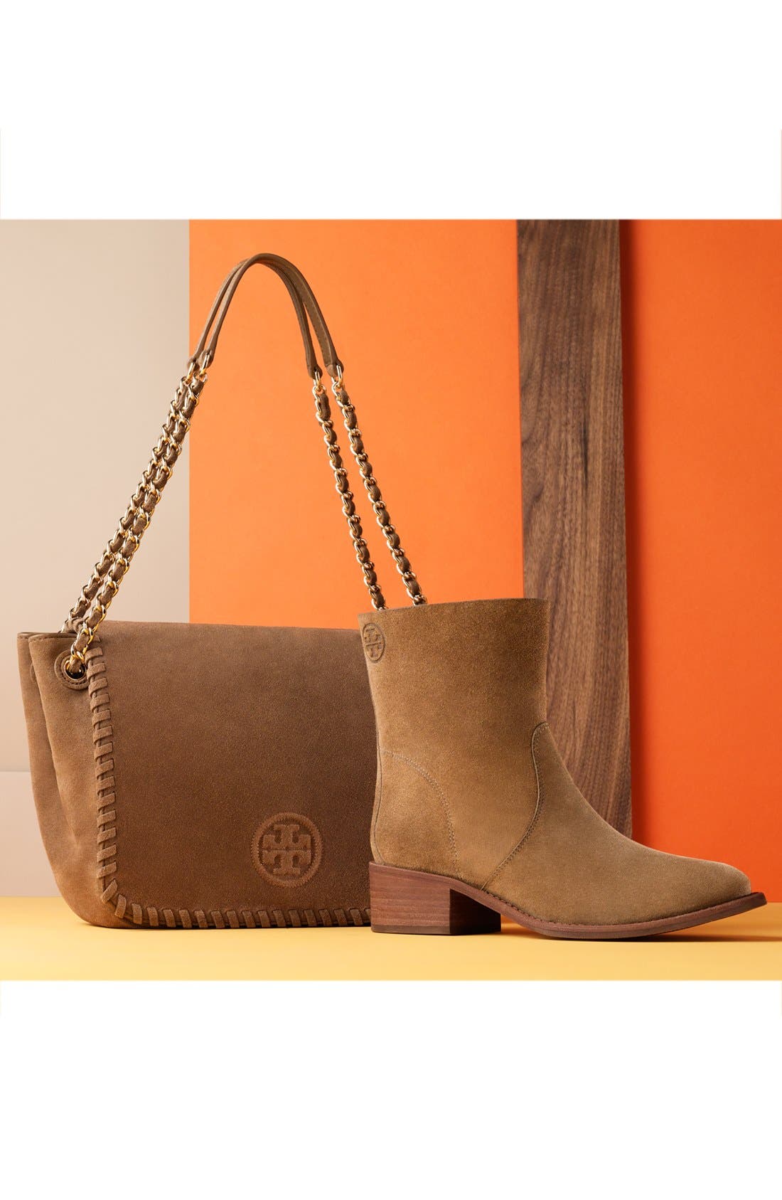 tory burch suede shoulder bag