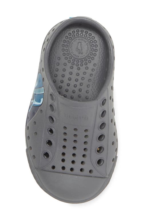 Native Shoes X Star Wars™ Kids' Jefferson Water Friendly Perforated Slip-on In Dblgry/dblgry/darthbff