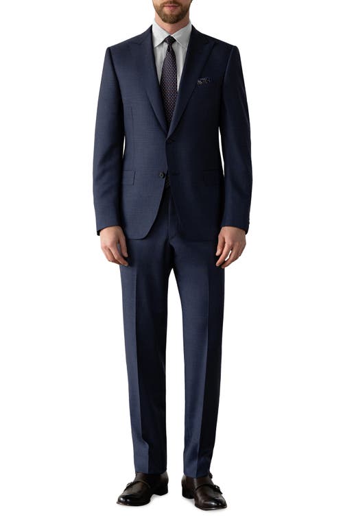 Heritage Gold High Navy Plaid Wool Suit at Nordstrom,