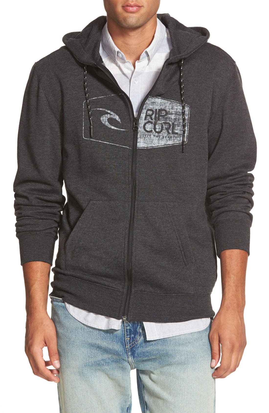 rip curl zip hoodie