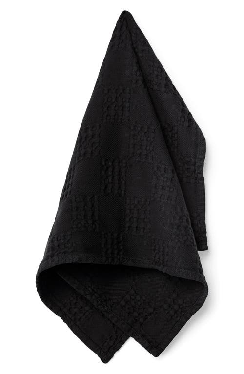 Sferra Stracchio Set Of 2 Kitchen Towels In Black