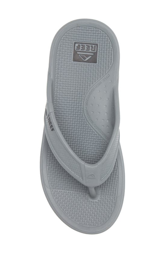 Reef Oasis Water Friendly Flip Flop In Grey