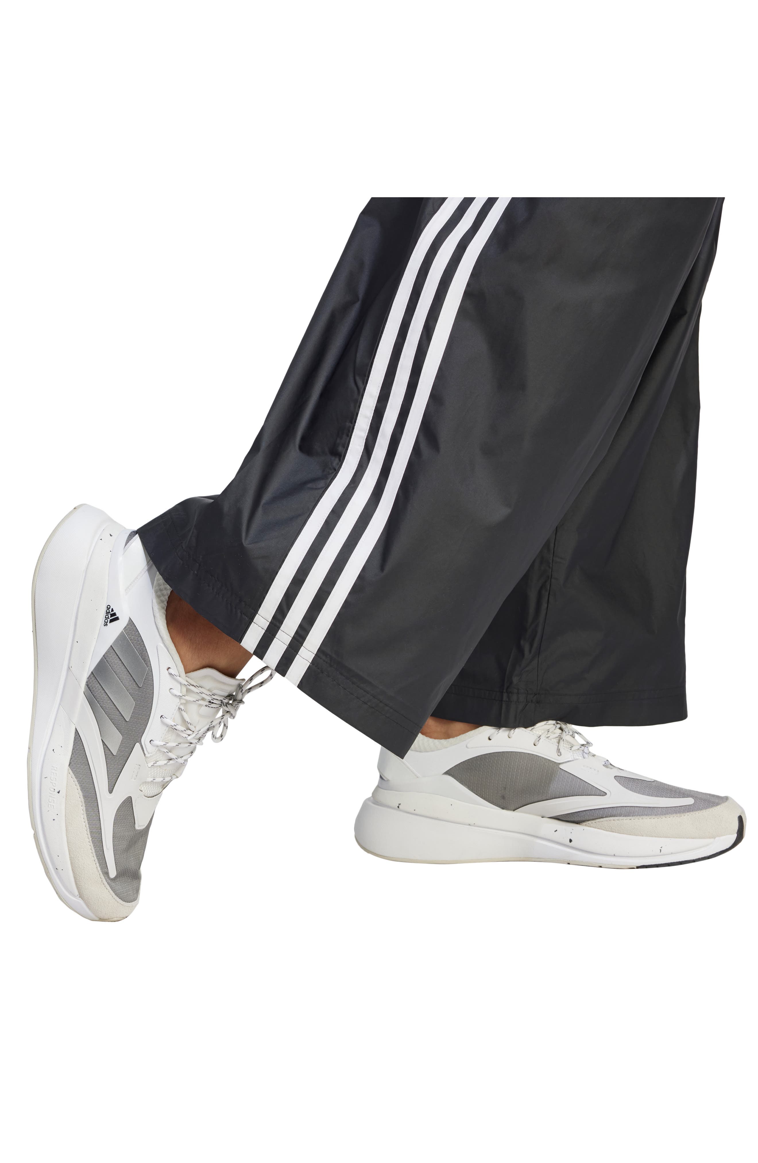 adidas 3-Stripes Wide Leg Track Pants