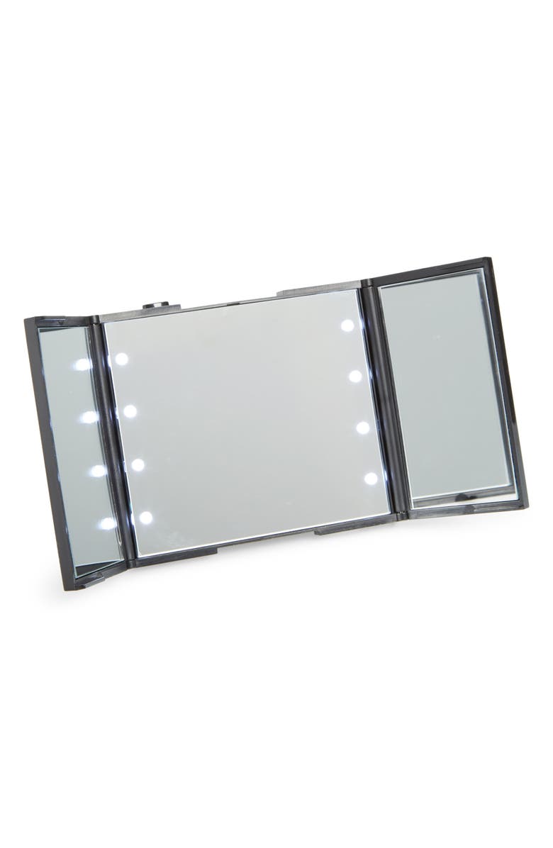 Impressions Vanity Co Trifold Compact Led Makeup Mirror With Impressions Vanity Co Trifold Compact