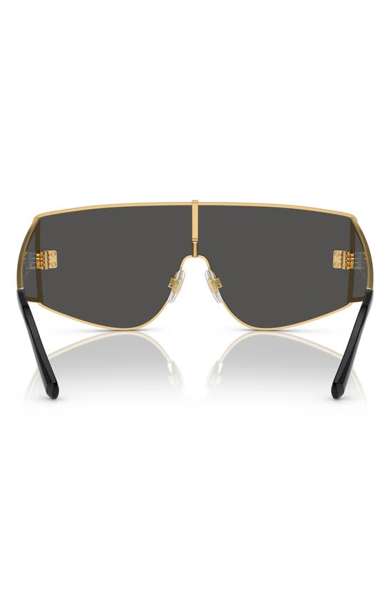 Shop Dolce & Gabbana Dolce&gabbana Shield Sunglasses In Gold