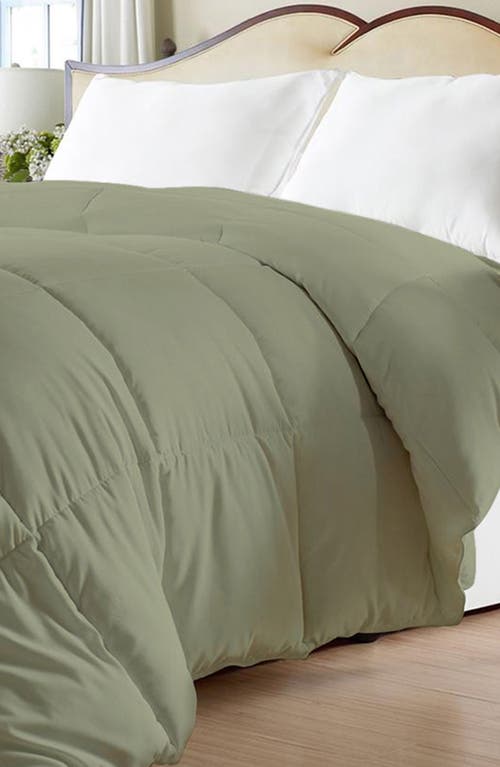 Luxury Home Super Soft Down Alternative Comforter In Sage
