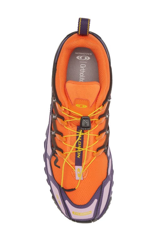 Shop Salomon Gender Inclusive Acs+ Heritage Pack Sneaker In Dragon Fire/purple Reign