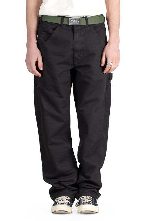 Shop Stan Ray Relaxed Straight Leg Painter Pants In Black