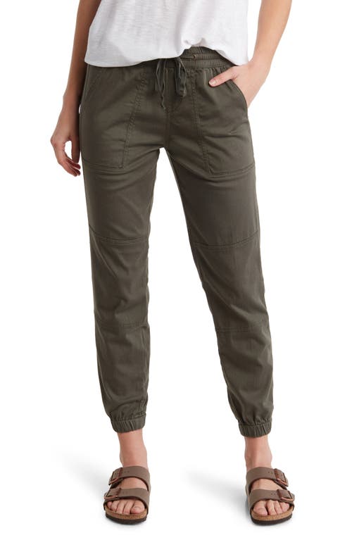 SUPPLIES BY UNION BAY Demery Sateen Joggers in 339J/fatigue Green