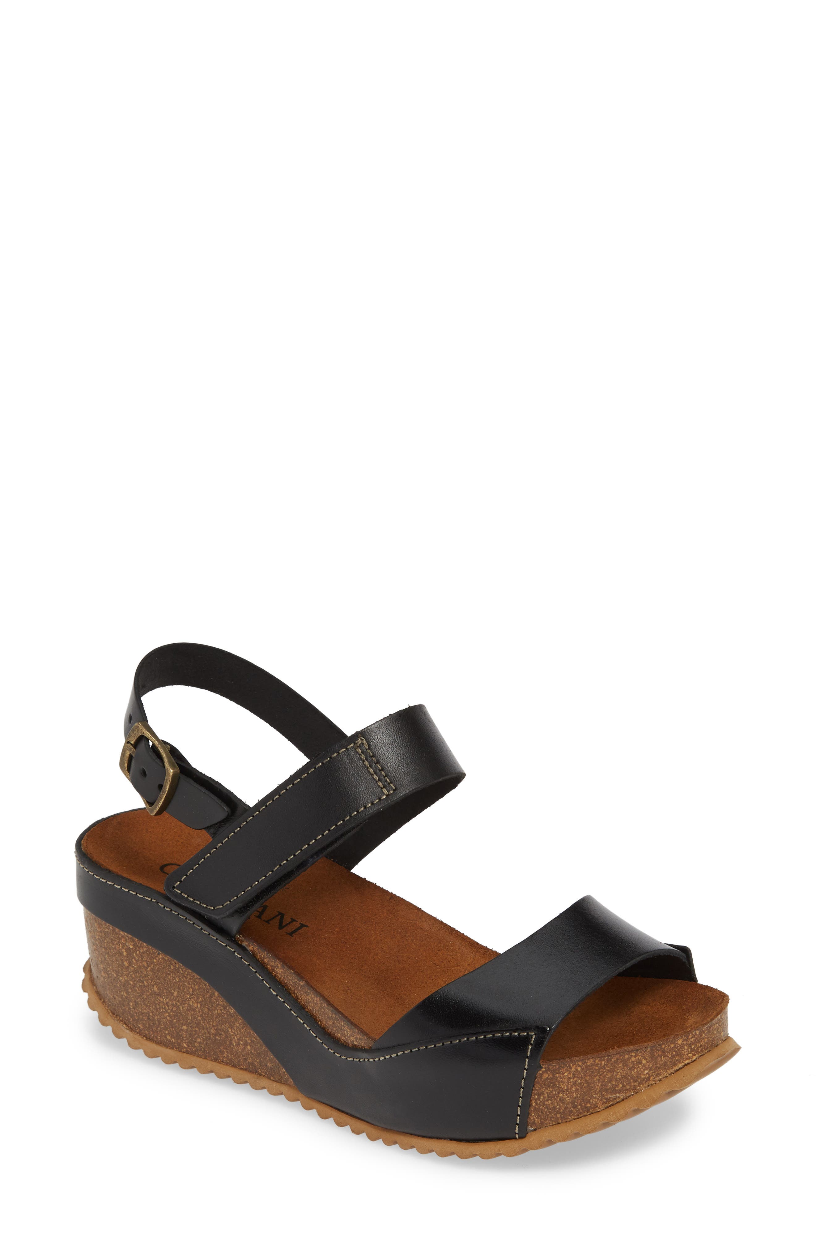 Cordani Marcelle Wedge Sandal - Black
