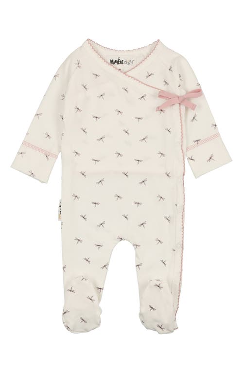 Manière Dainty Dragonfly Footie White at Nordstrom,