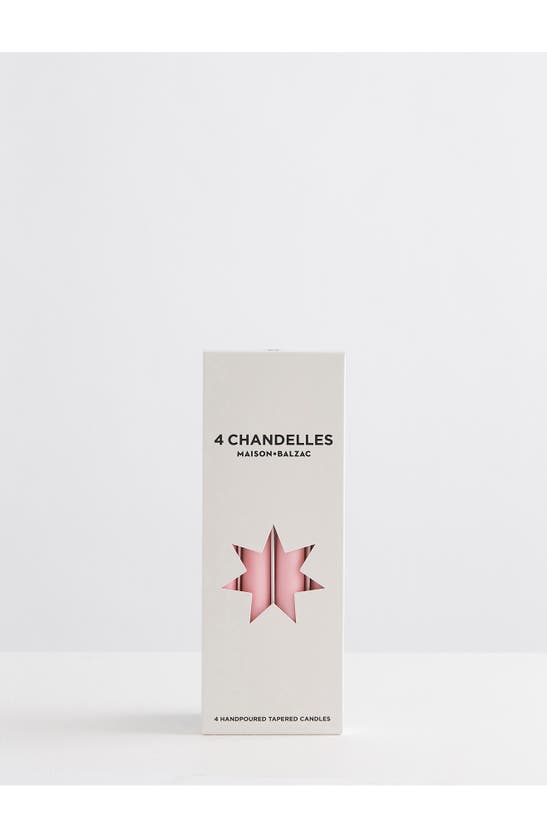 MAISON BALZAC SET OF 4 TAPERED CANDLES