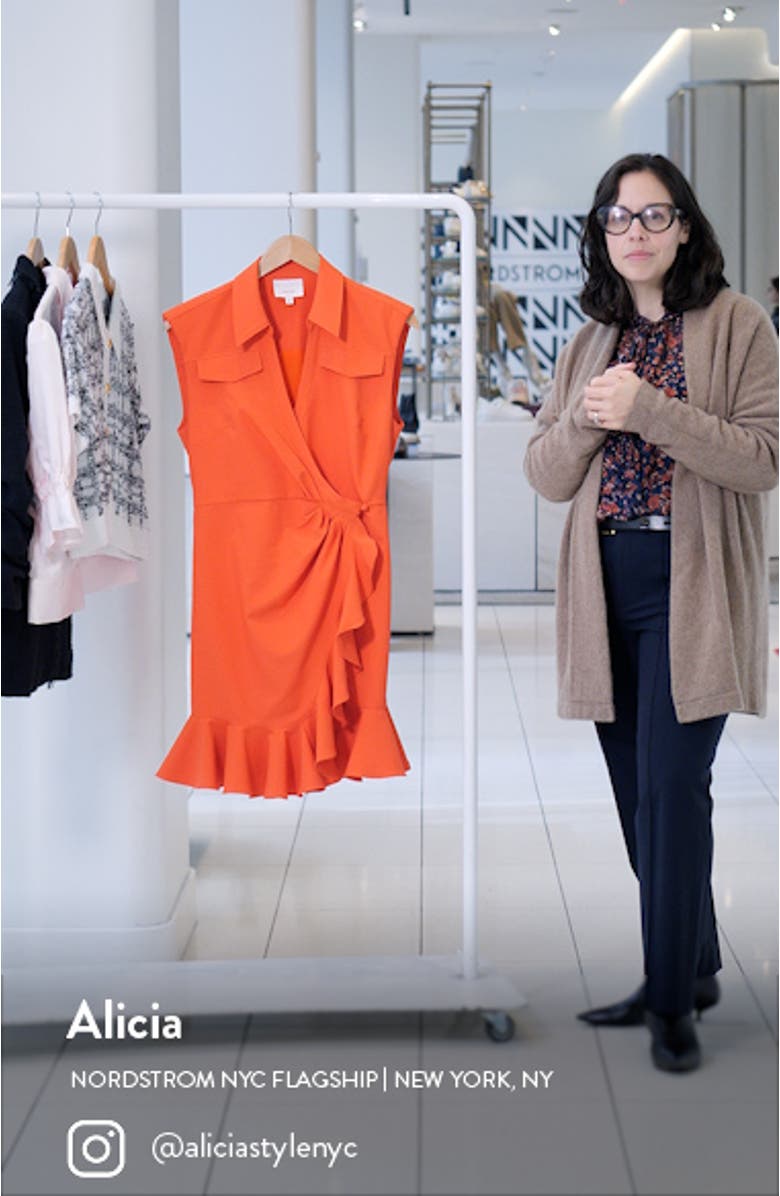 Zenni Ruffle Sleeveless Wrap Dress, sales video thumbnail