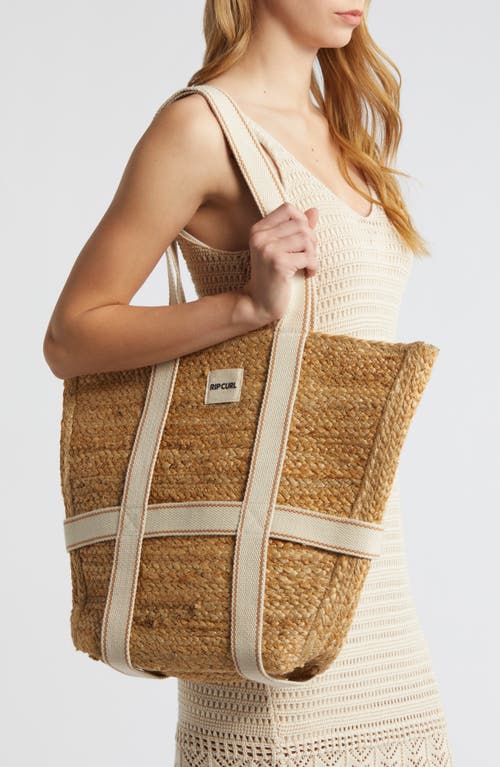 Shop Rip Curl Surf Jute Tote In Natural