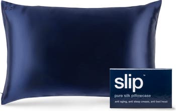 SLIP Silk Pure Silk Queen Pillowcase, White, Queen (20 x 30 Inch)