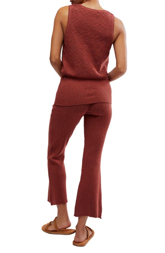 Shop Free People Ruby Sweater Vest & Pants In Chutney