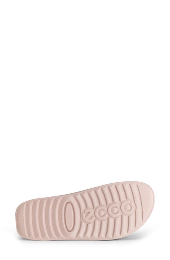 Shop Ecco Cozmo Slide Sandal In Rose Dust