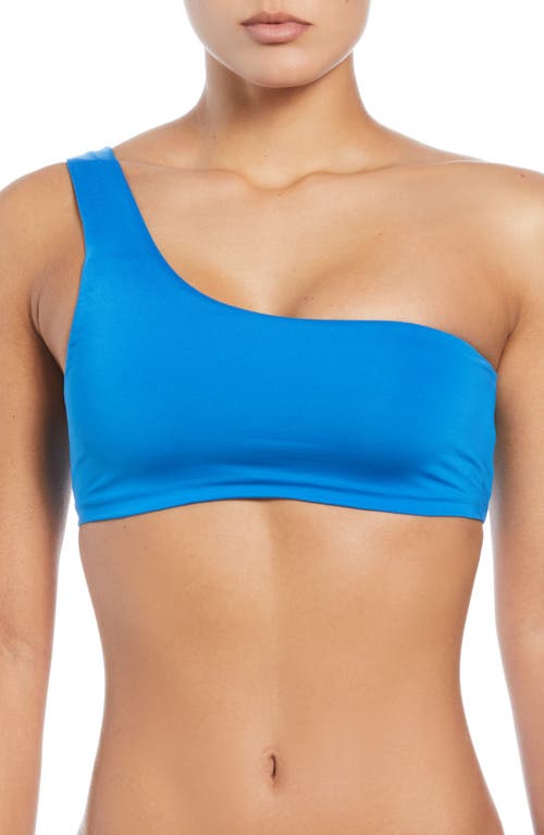 Asymmetric Bikini Top in Photo Blue