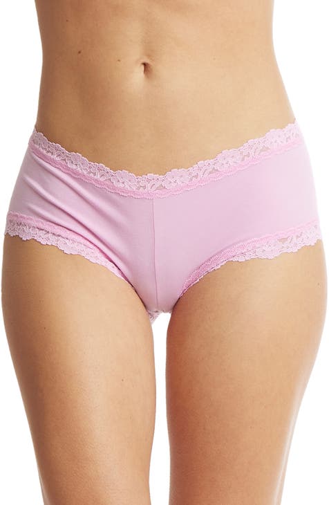 Women's Pink Boyshort Panties