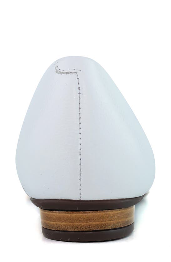 Marc Joseph New York Ferris Flat In White Napa Soft