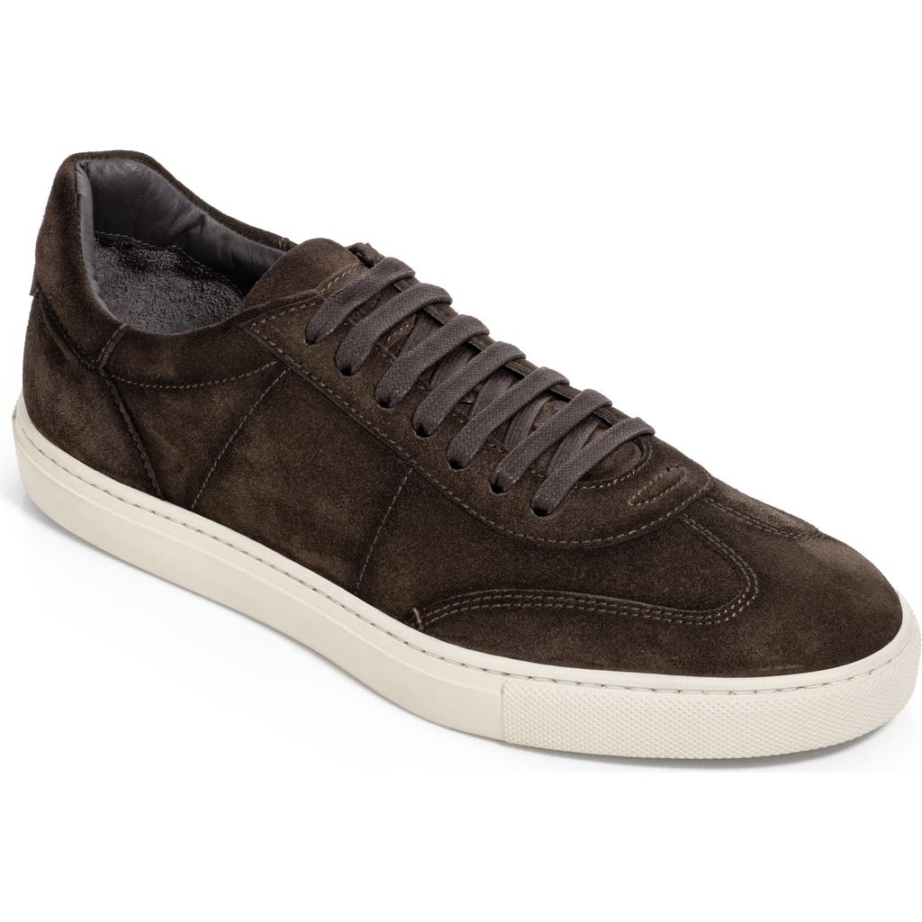 To Boot New York Men's Wilton Lace Up Suede Sneakers In Dark Brown
