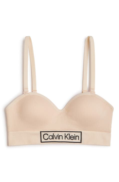 Buy Calvin Klein Big Girls' 3 Pack Fashion Crop Bras, Black/Pink
