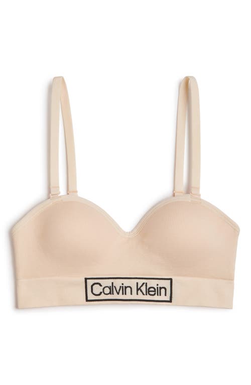 Calvin Klein Kids' Seamless Bandeau Bralette Sand at Nordstrom,