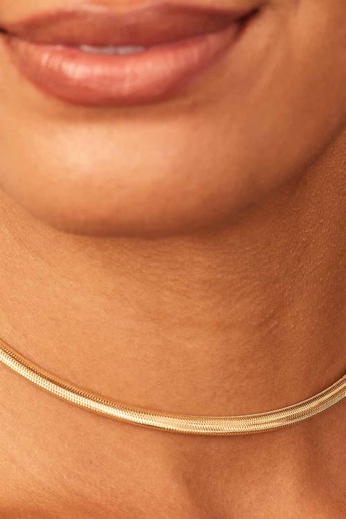 Shop Oradina 14k Yellow Gold Mesh Glamour Choker