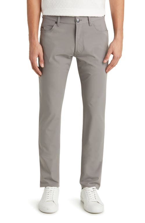 Emporio Armani Techno Five-Pocket Pants Solid Medium Grey at Nordstrom,