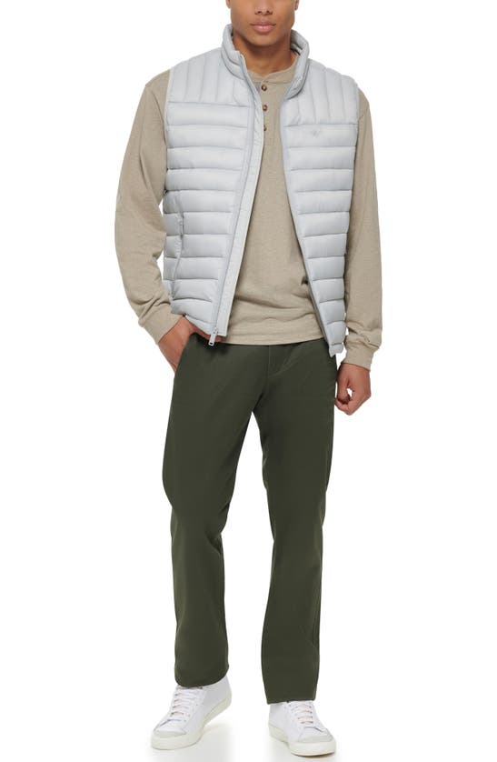 Shop Dockers ® Puffer Vest In Grey