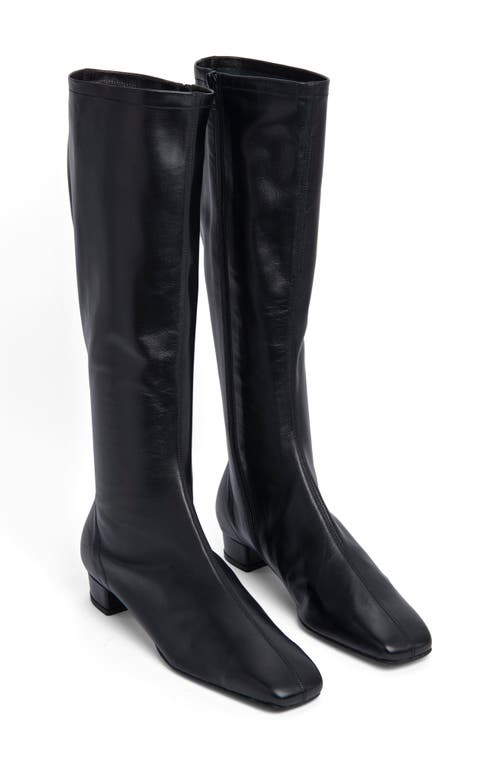 Edie Knee High Boots in Black