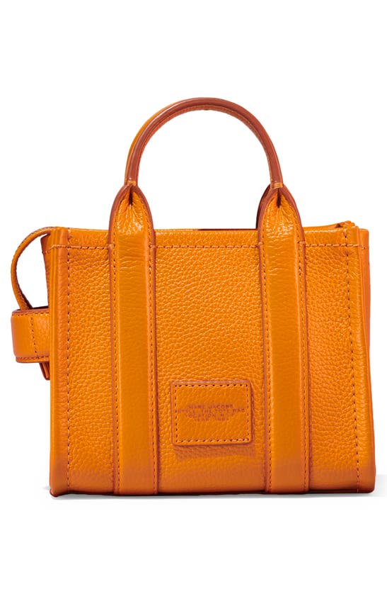 Marc Jacobs The Micro Leather Tote Bag In Scorched | ModeSens