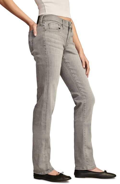 Shop Lucky Brand Sweet Straight Leg Jeans In Pebble Grey Wash