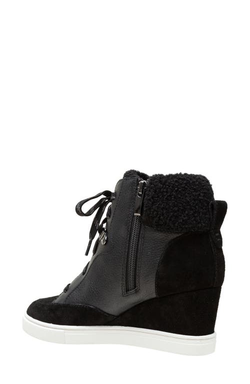 Shop Linea Paolo Arden Wedge Sneaker In Black