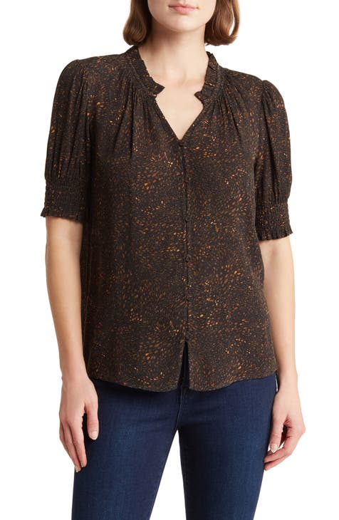 Women's Short Sleeve Button-Up Shirts Rack | Nordstrom Rack