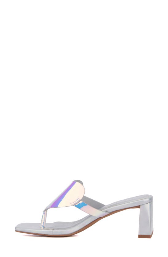 Olivia Miller Lover Gurl Sandal In Iridescent