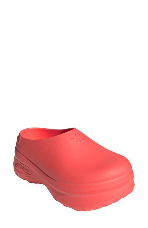 Adidas Originals Adidas Adifom Stan Smith Platform Mule In Solar Red/red/glow Orange
