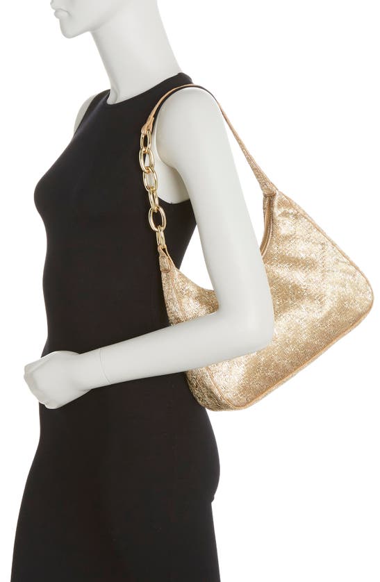 House Of Want Newbie Vegan Leather Shoulder Bag In Champagne