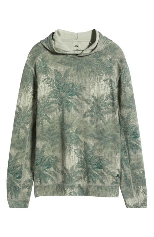 Shop Tommy Bahama Tobago Bay Jungle King Cotton Blend Hoodie In Light Fennel