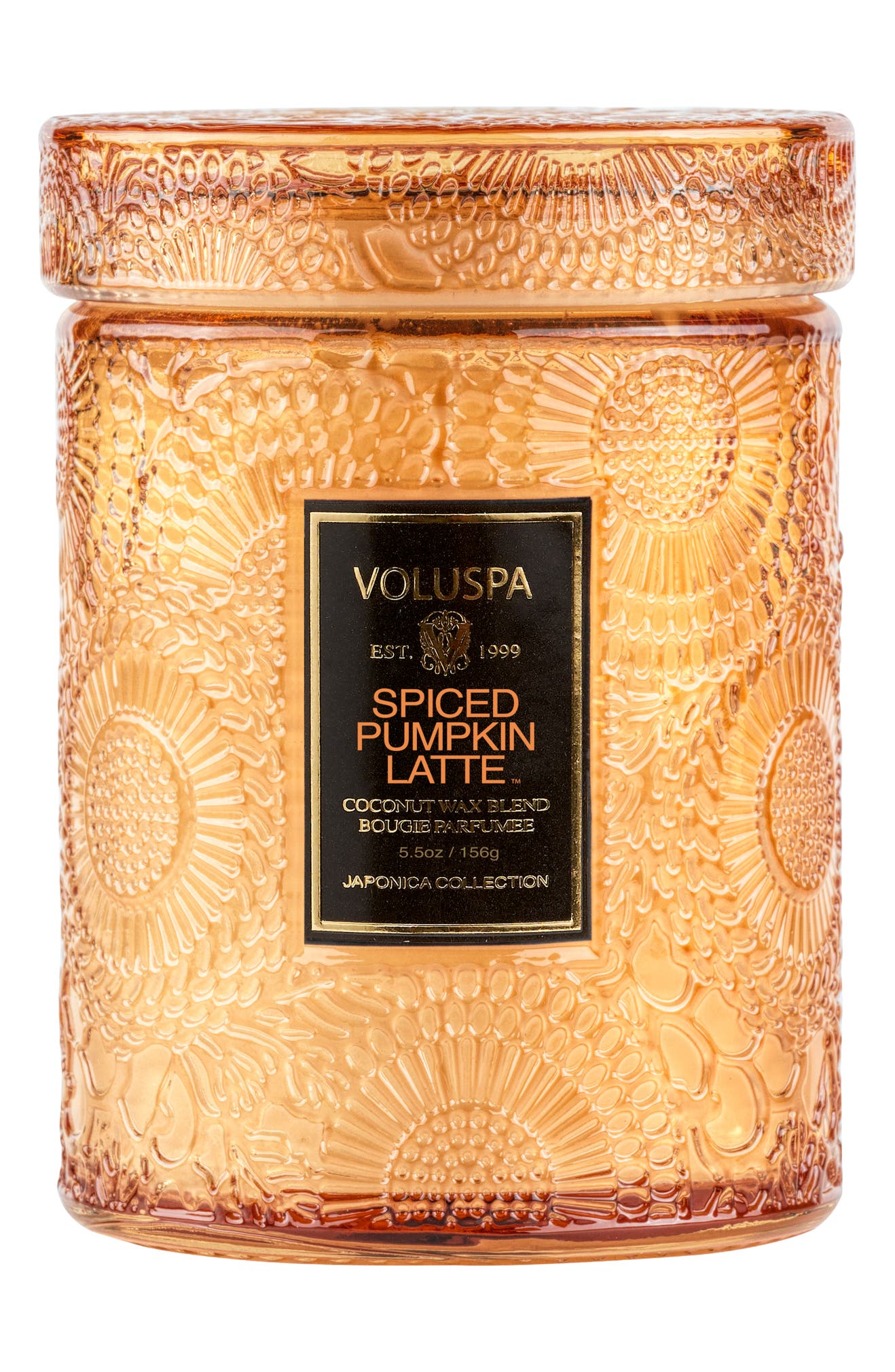 VOLUSPA Spiced Pumpkin Latte Mini Jar Candle, Main, color, NO COLOR