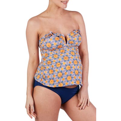 Cache Coeur Wax Tankini Maternity Swimsuit, None